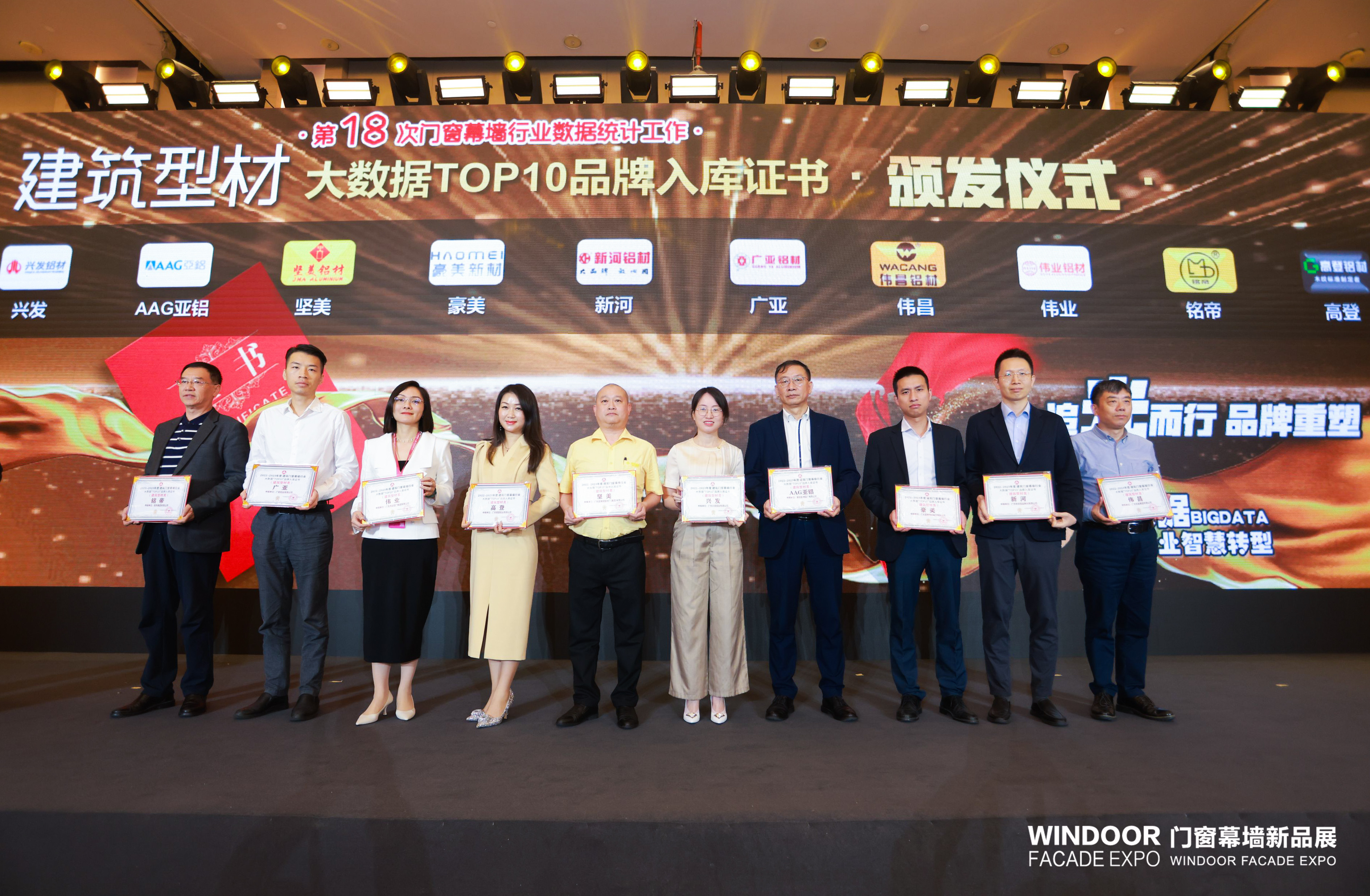 球王会所属企业兴发铝业再次荣登“建筑型材十大首选品牌”榜首