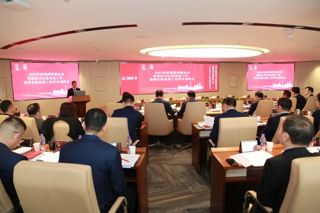 球王会召开2023年度所属企业党组织书记抓党建工作述职评议会